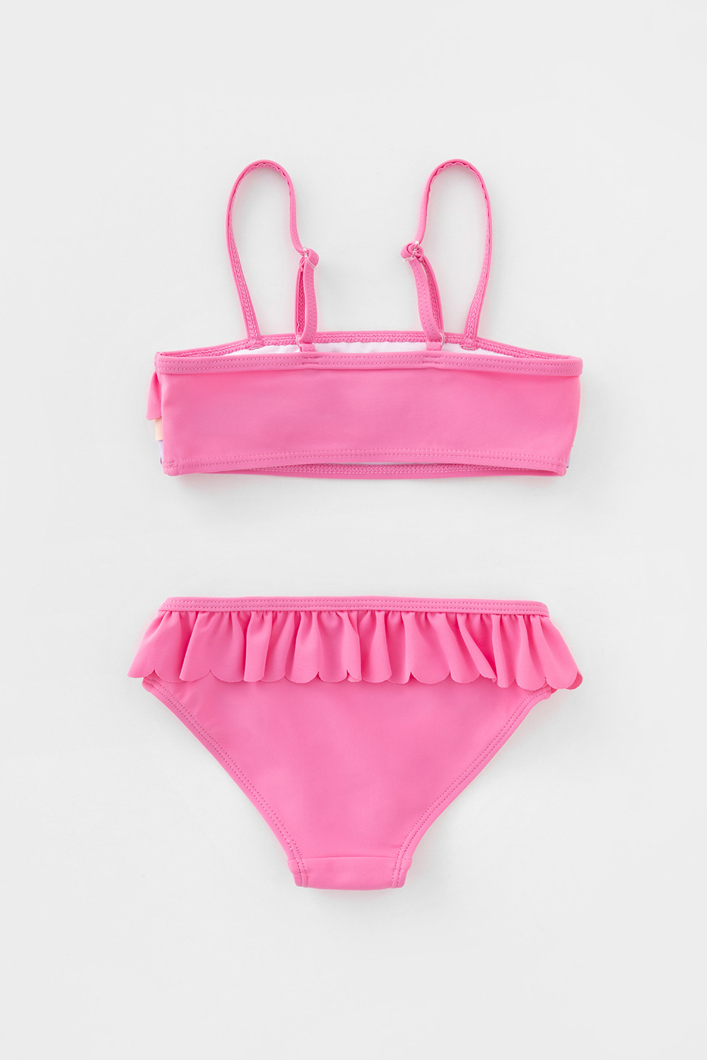 Купальник для девочки, артикул: ТК 17009/5 ФВ, цвет: ярко-розовый, фото 4