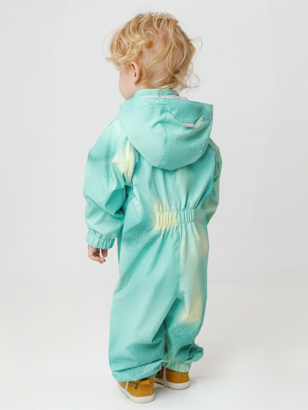 Комбинезоны утепленные для мальчика, артикул: ВК 60088/н/12 Ал, цвет: зеленый, фото 3