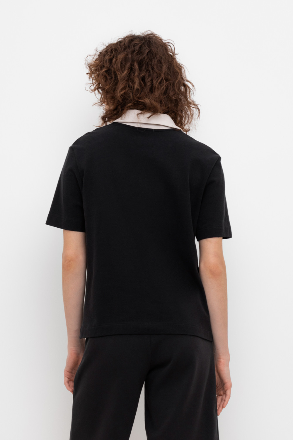 Футболки женские для мам, артикул: ЕВТ 3200, цвет: черный3, фото 4