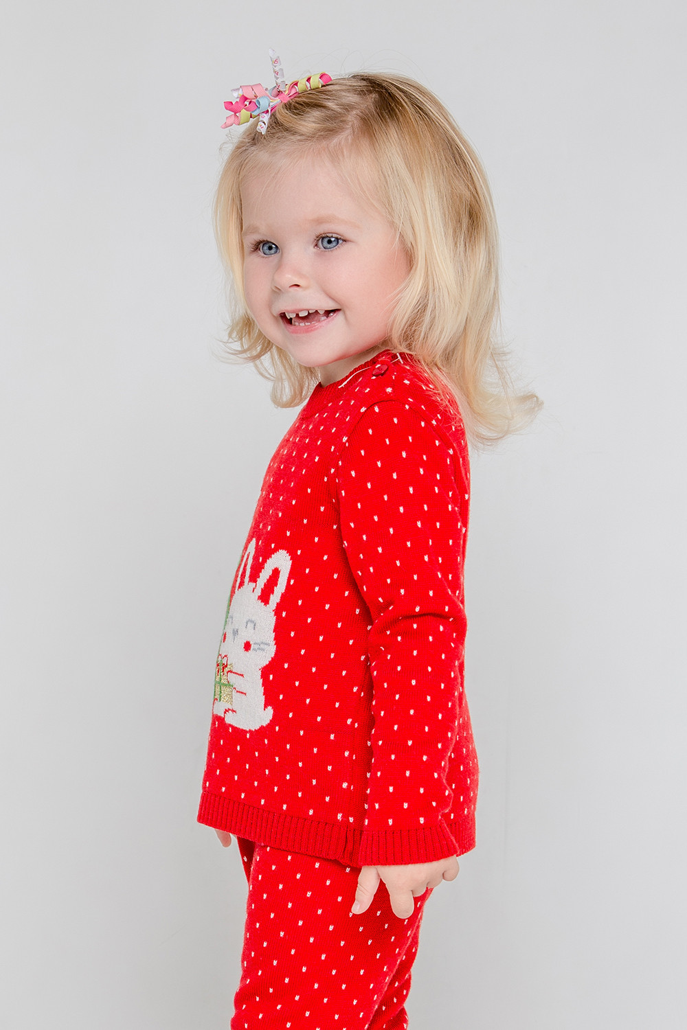 Комплект для девочки, артикул: К 857/ш, цвет: красный, фото 4