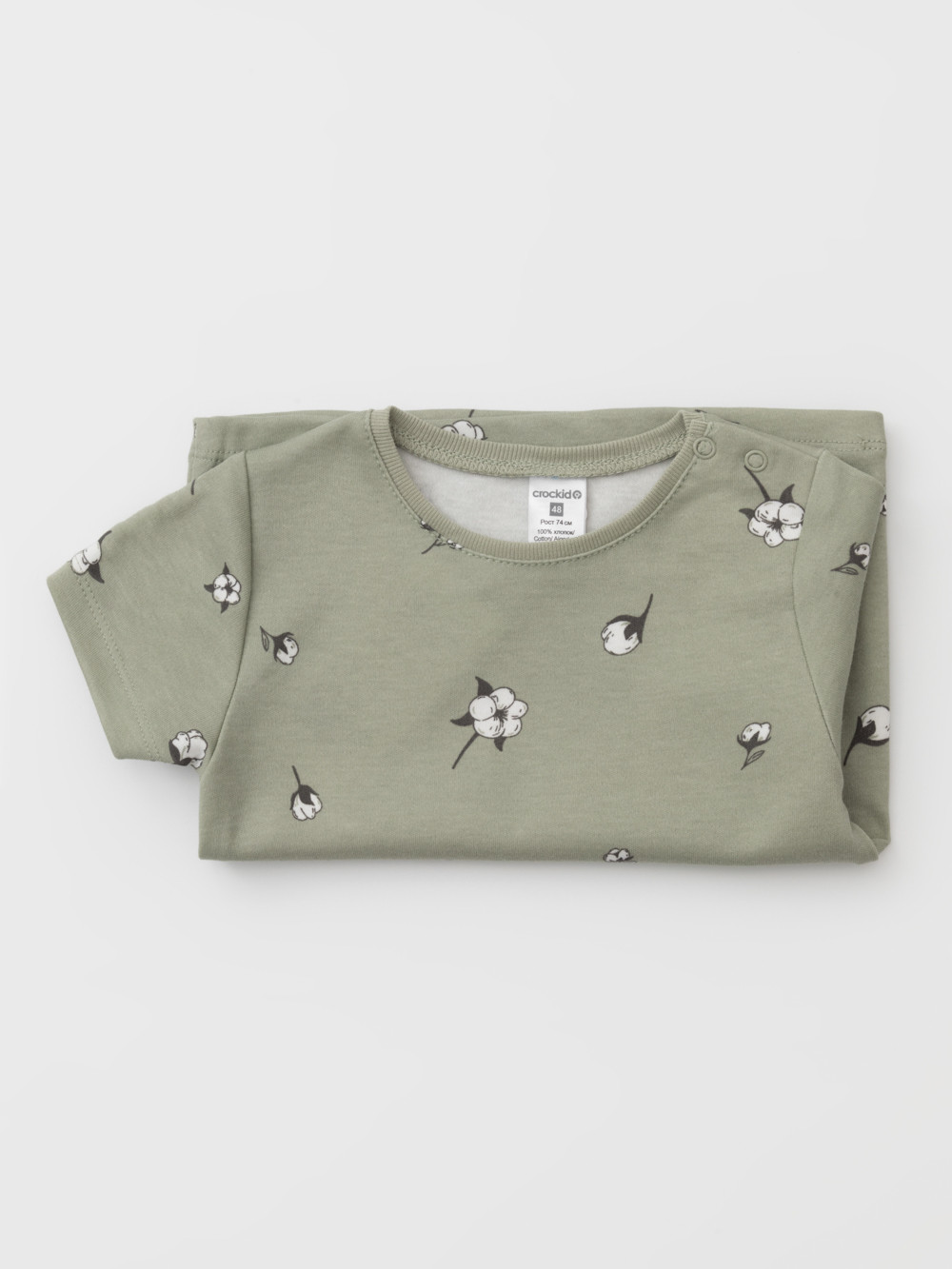 Футболка для новорожденных, артикул: К 301156, цвет: зеленый, фото 4