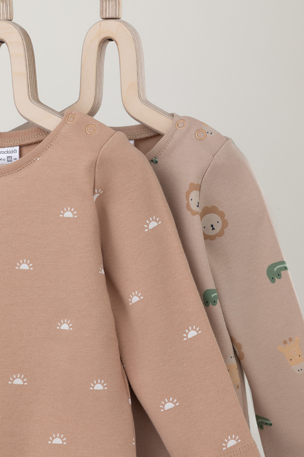 Джемпер для новорожденных, артикул: К 301944-2уп, цвет: бежевый, фото 4