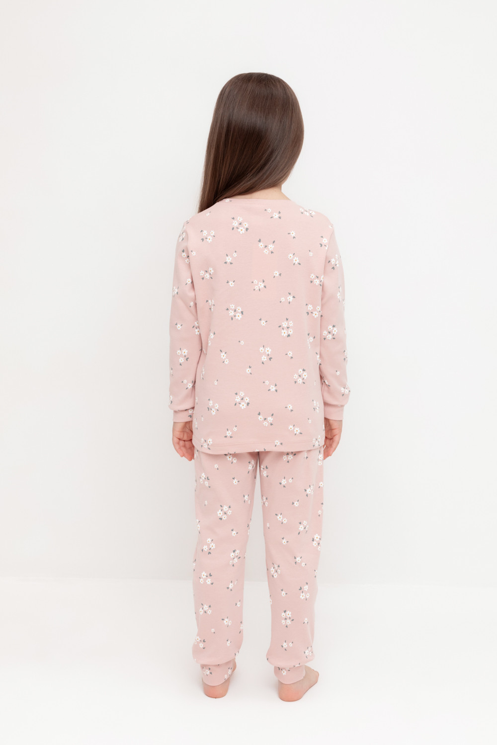Пижама для девочки, артикул: К 1552, цвет: розовый, фото 4