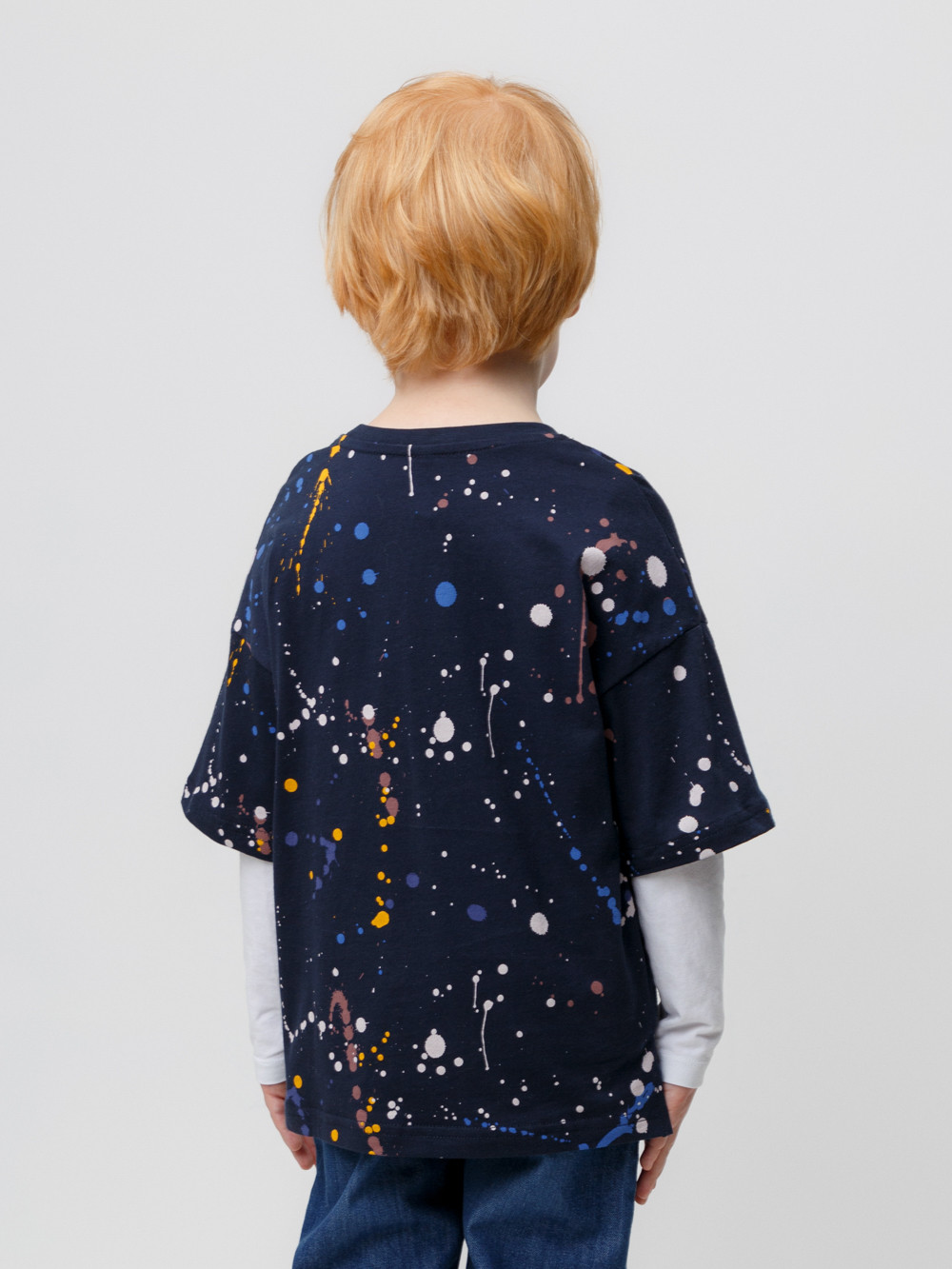 Футболка для мальчика, артикул: КР 302006, цвет: темно-синий, фото 3