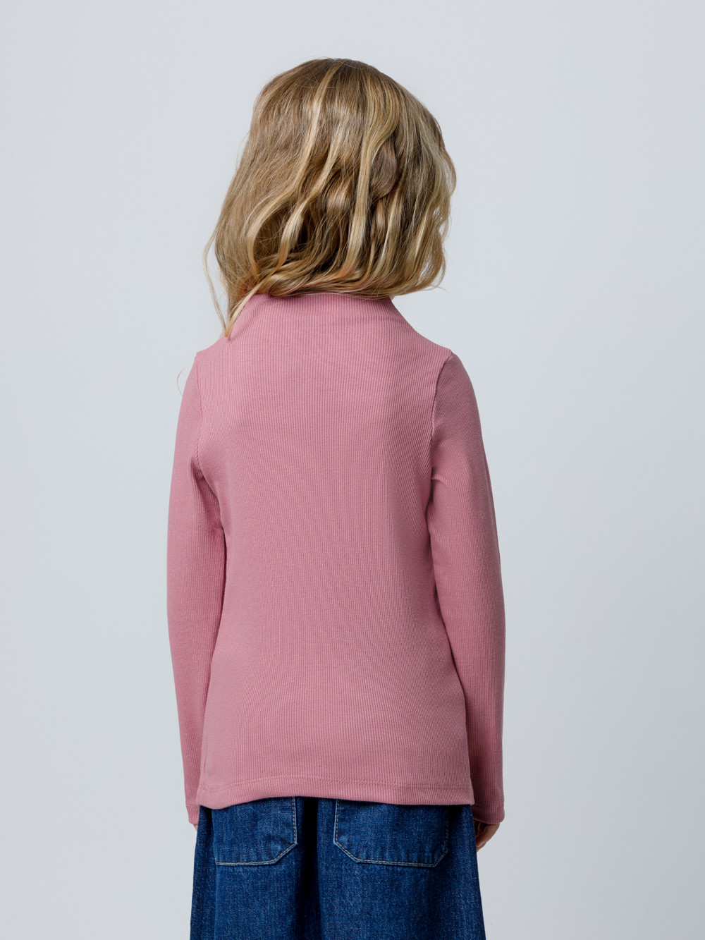 Водолазки для девочки, артикул: КР 302674, цвет: розовый, фото 4