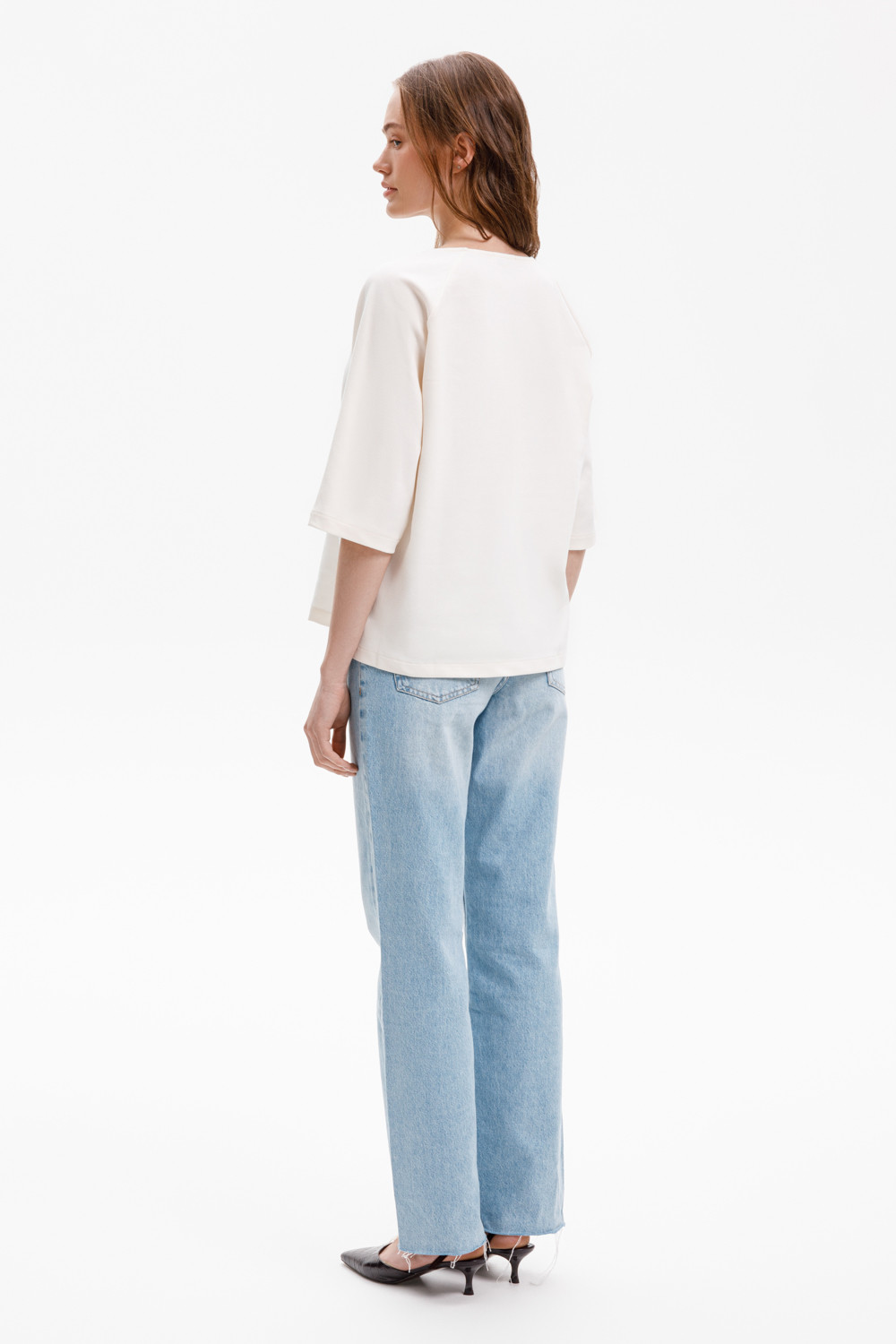 Джемперы женские для мам, артикул: ЕВТ 3301, цвет: бежевый, фото 4