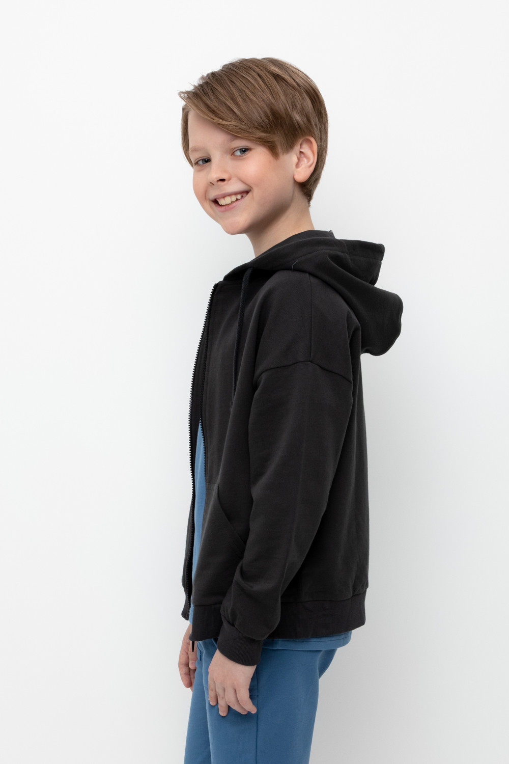 Жакет для мальчика, артикул: К 301992-1, цвет: черный, фото 4