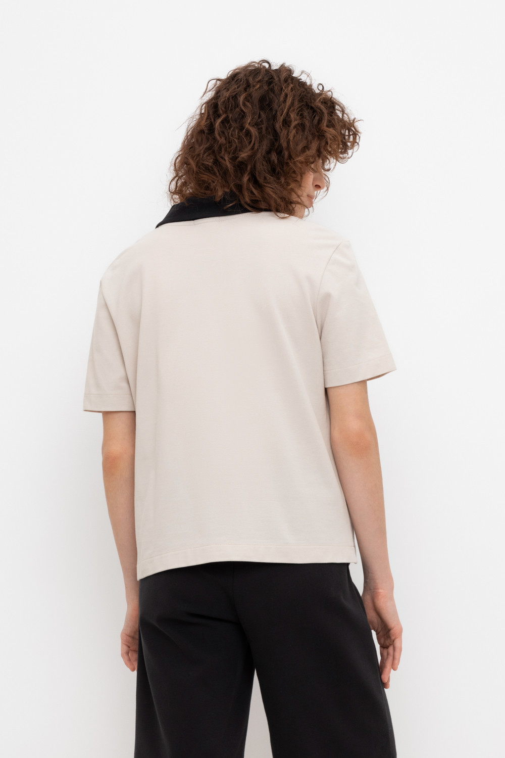 Футболки женские для мам, артикул: ЕВТ 3200, цвет: бежевый, фото 4