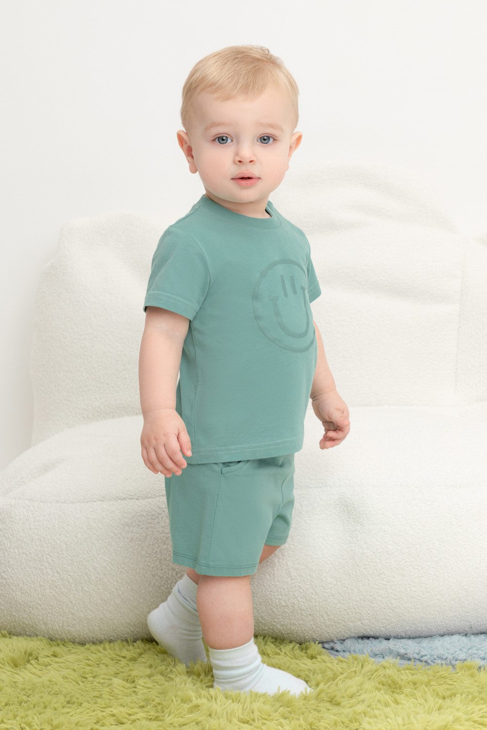 Шорты для мальчика, артикул: КР 400671, цвет: зеленый, фото 4