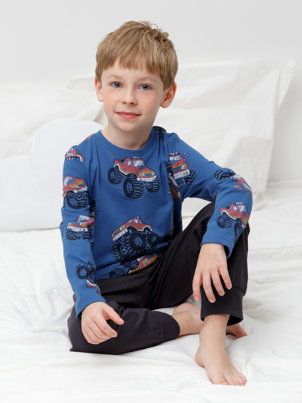 Пижама для мальчика, артикул: К 1638, цвет: синий, фото 4
