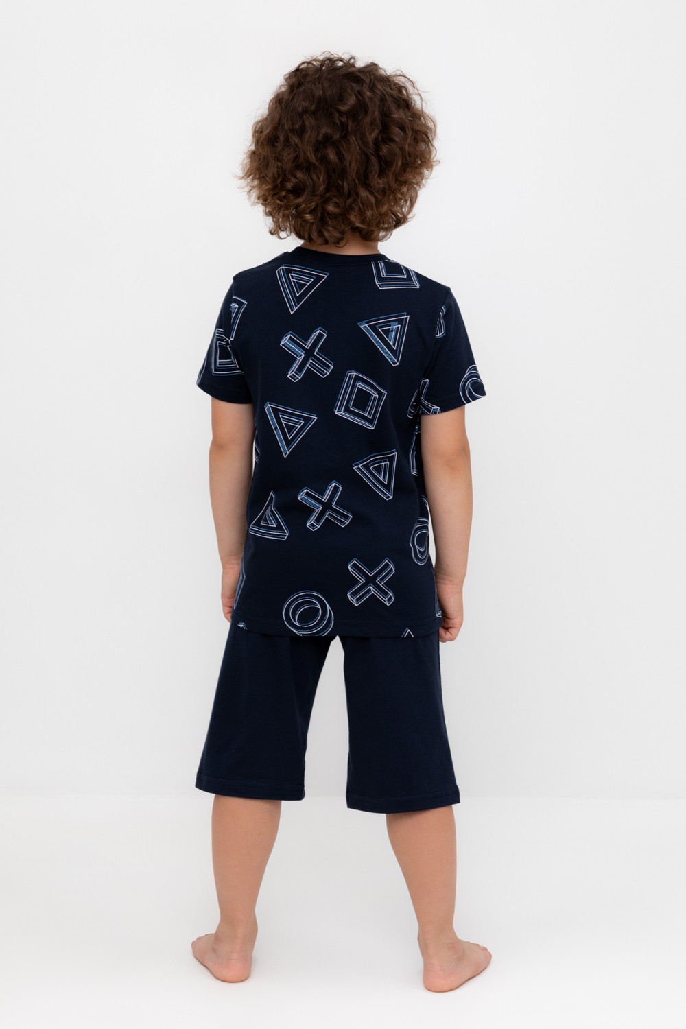Пижама для мальчика, артикул: К 1614, цвет: темно-синий, фото 4