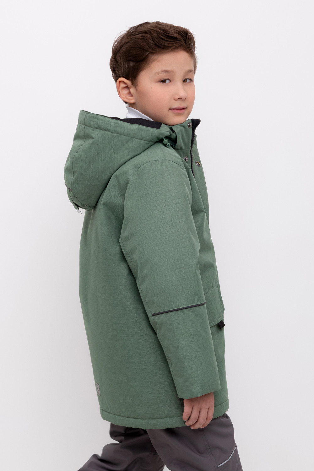 Куртки для мальчика, артикул: ВК 36091/1 ГР, цвет: зеленый, фото 4
