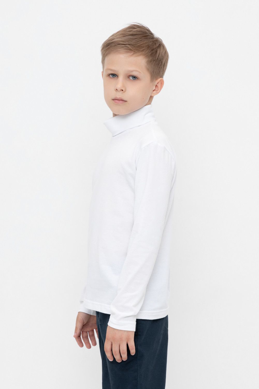 Водолазки для девочки, артикул: К 3304, цвет: белый, фото 4