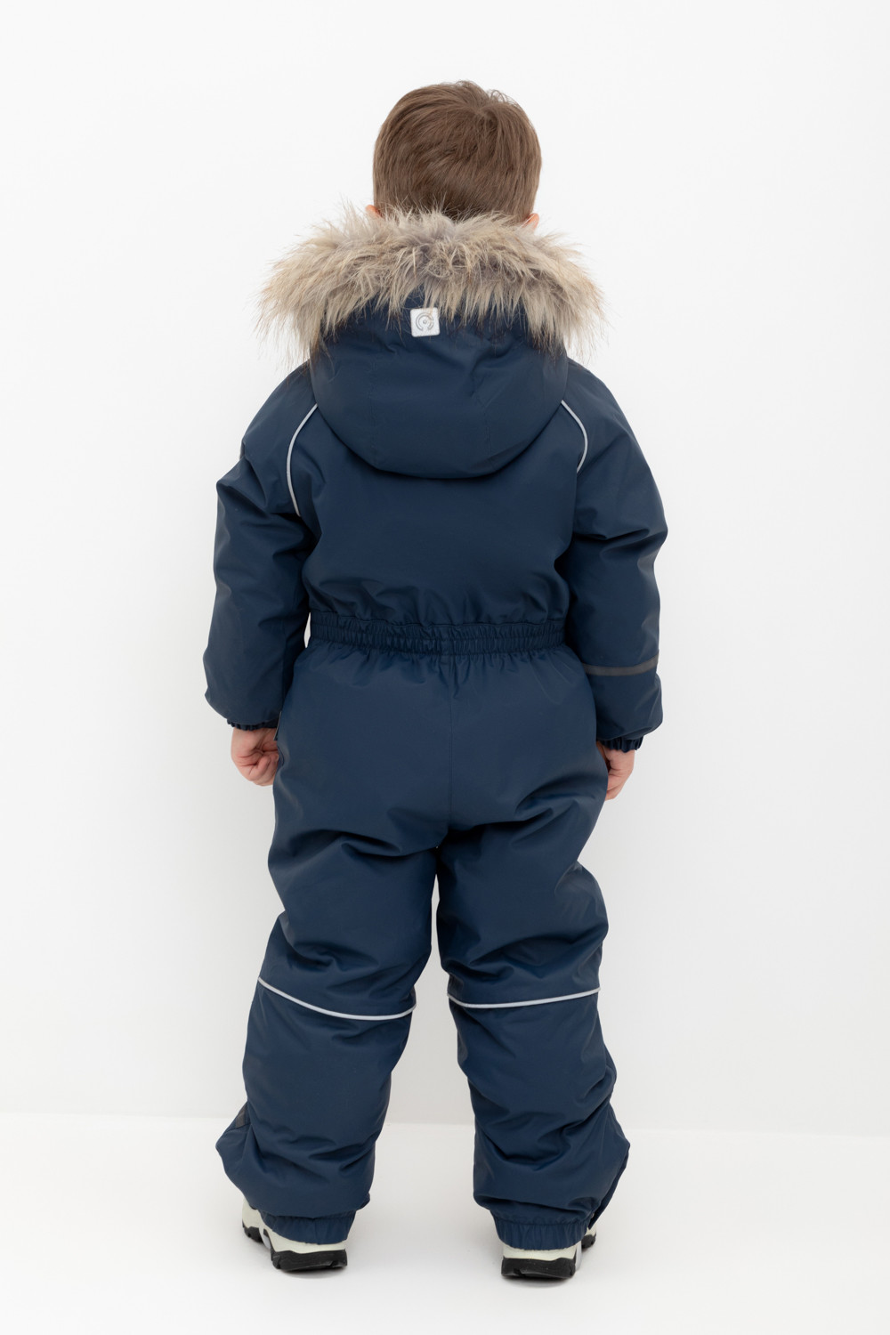 Комбинезоны утепленные для мальчика, артикул: ВК 60102/7 ГР (122-158), цвет: темно-синий, фото 4