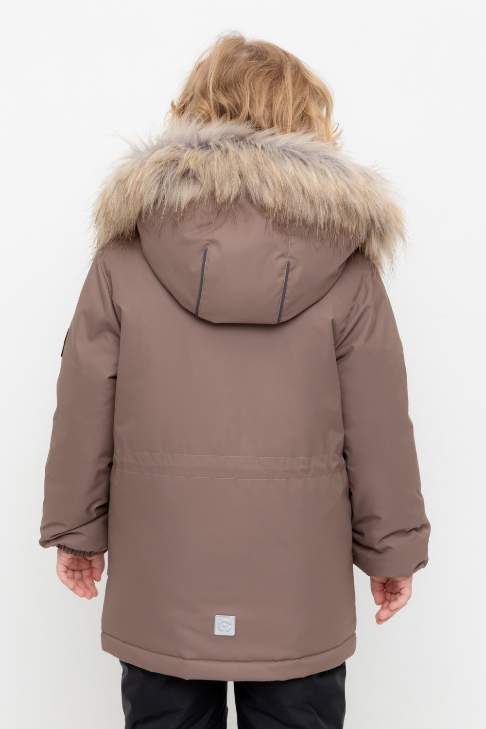 Пальто, плащи для мальчика, артикул: ВК 36096/7 УЗГ (104-122), цвет: кофейный, фото 4