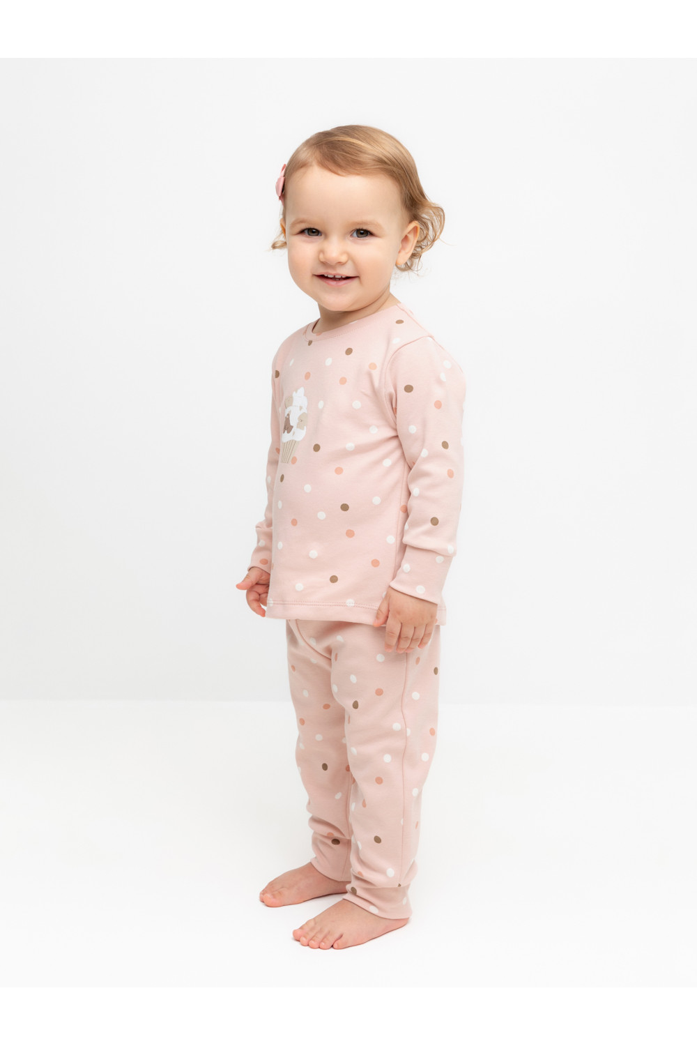 Пижама для девочки, артикул: К 1621, цвет: розовый, фото 4