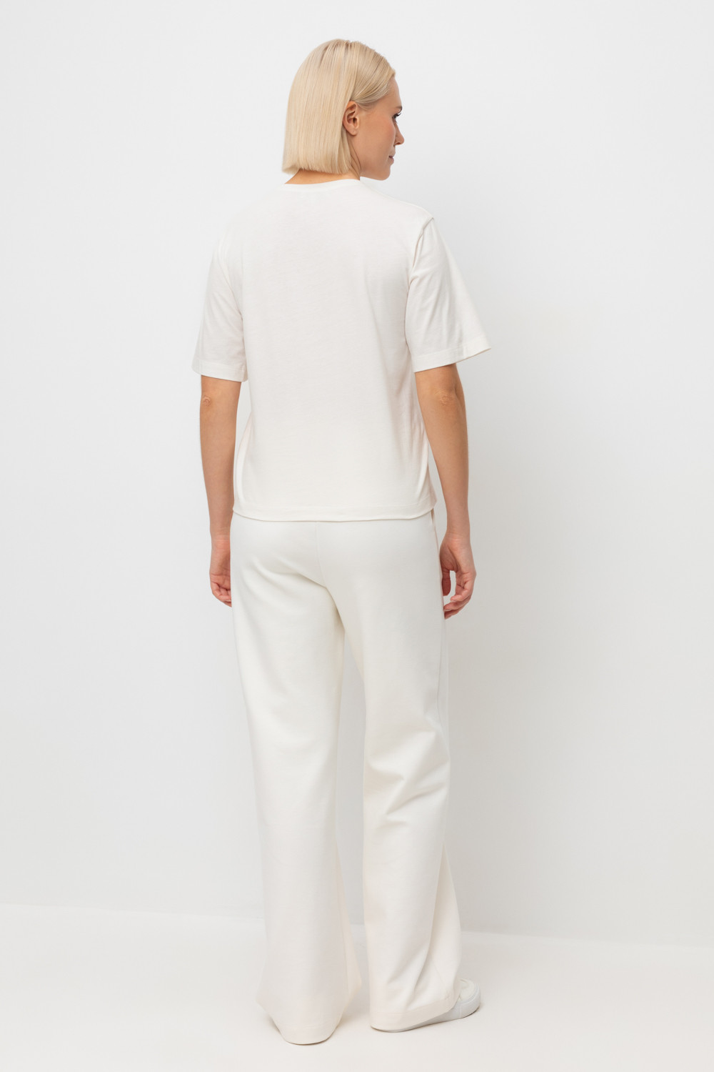 Брюки женские для мам, артикул: ЕВТ 4144, цвет: бежевый, фото 4