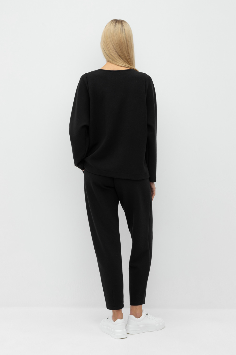 Брюки женские для мам, артикул: ЕВТ 4121/1, цвет: черный, фото 4