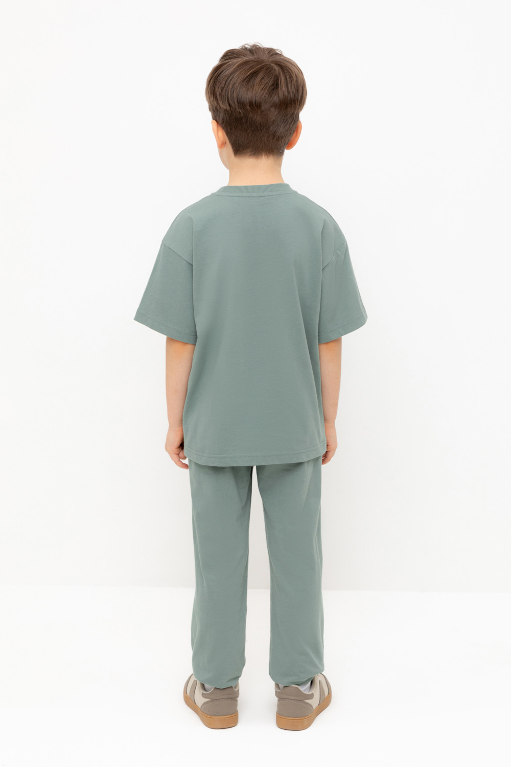 Брюки для мальчика, артикул: КР 400612, цвет: зеленый, фото 4