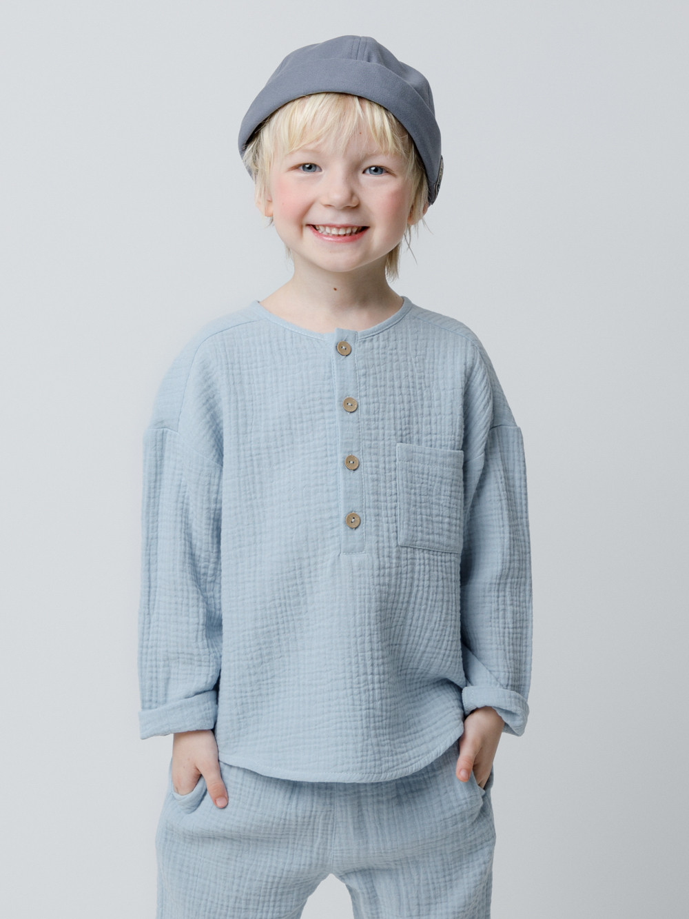 Рубашки, артикул: ТК 33012, цвет: голубой, фото 4