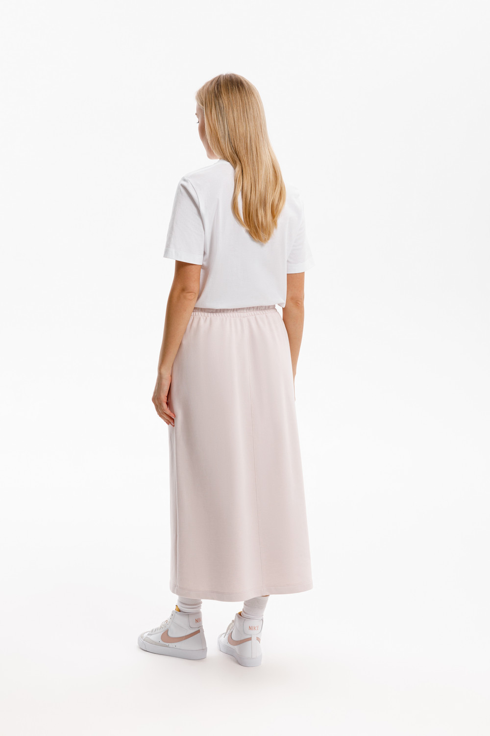 Юбки женские для мам, артикул: ЕВТ 7030, цвет: розовый, фото 4