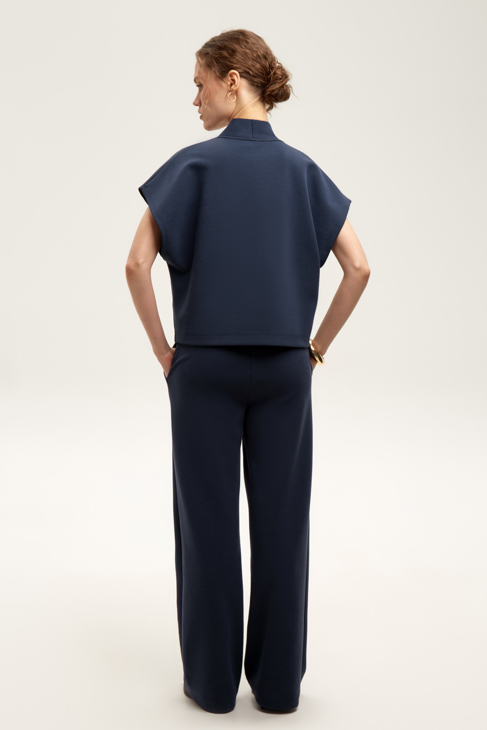 Жилеты женские для мам, артикул: ЕВТ 3295, цвет: синий, фото 4