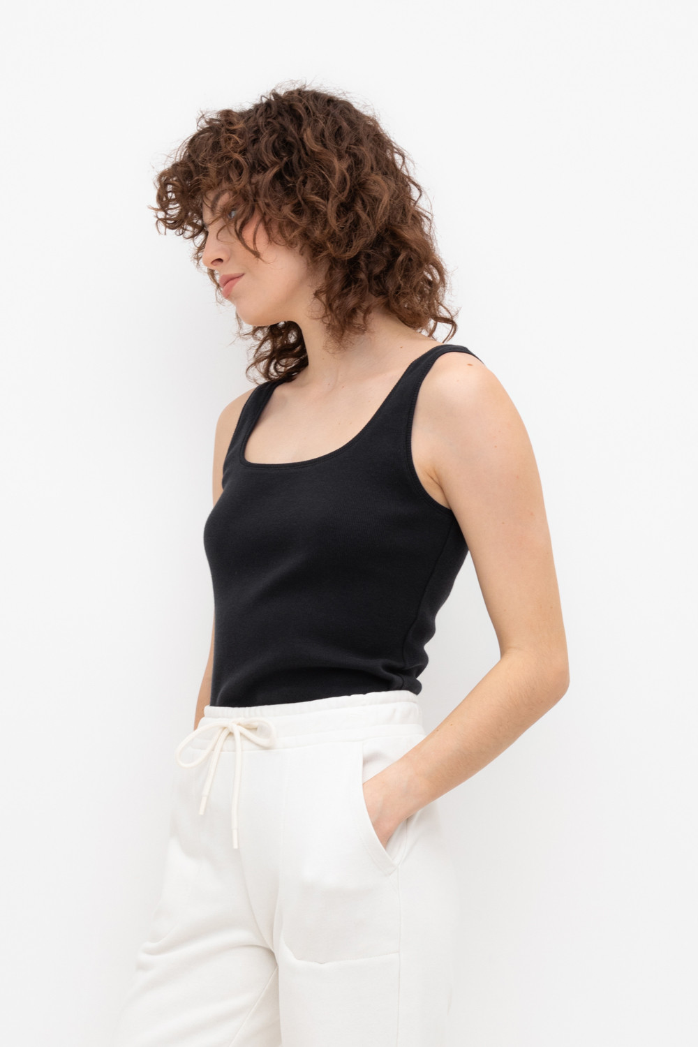 Майки женские для мам, артикул: ЕВТ 3060/24, цвет: черный, фото 4