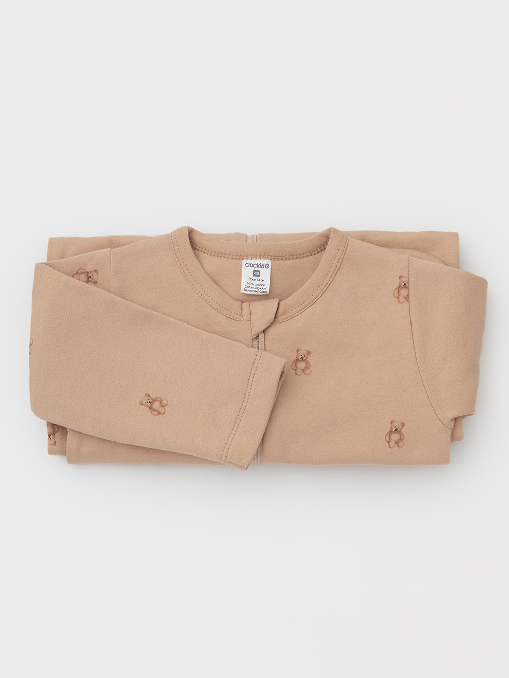 Комбинезон для новорожденных, артикул: К 6192, цвет: бежевый, фото 4