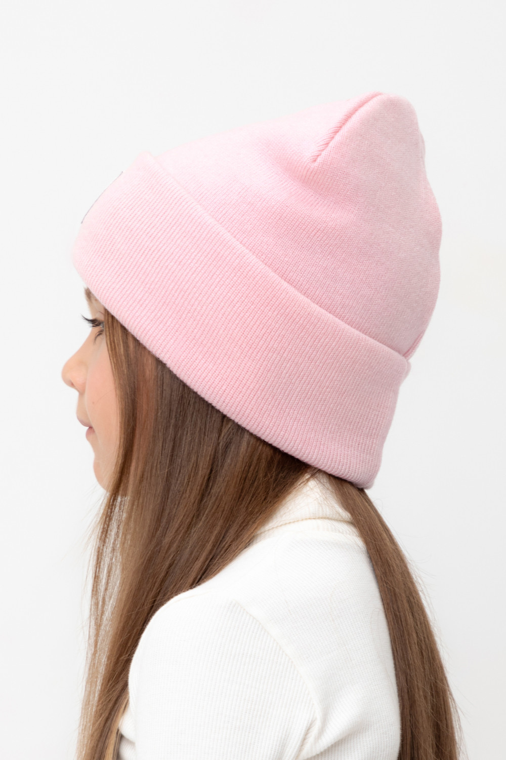 Шапка для девочки, артикул: КВ 20397/ш, цвет: розовый, фото 4