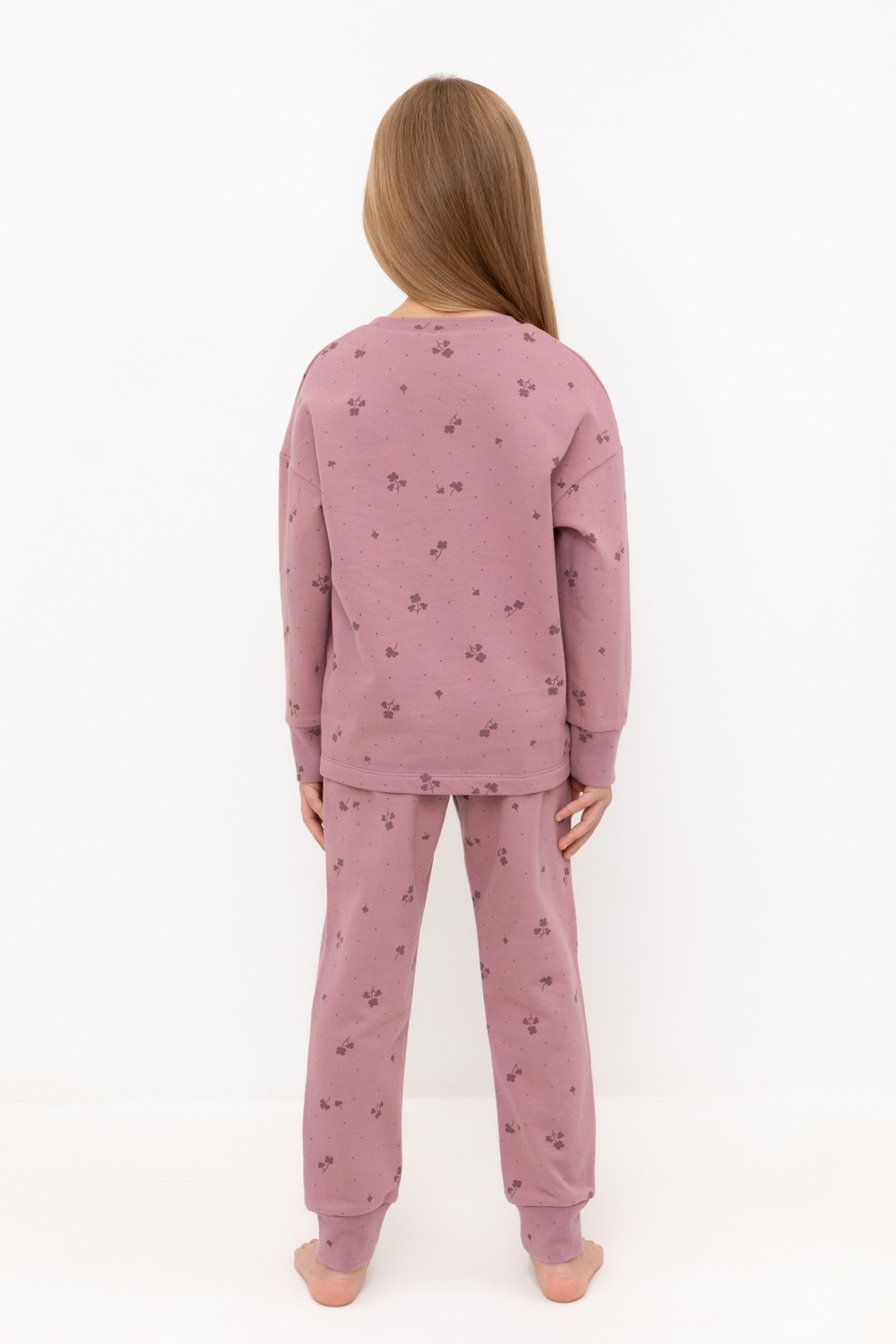 Пижама для девочки, артикул: К 1587, цвет: розовый, фото 4