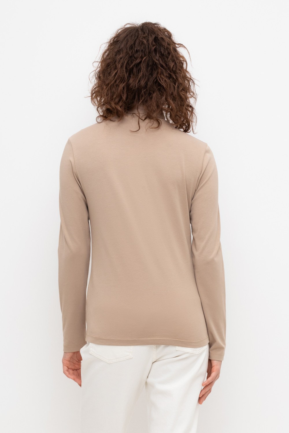Водолазки женские для мам, артикул: ЕВТ 3026/24, цвет: бежевый, фото 4