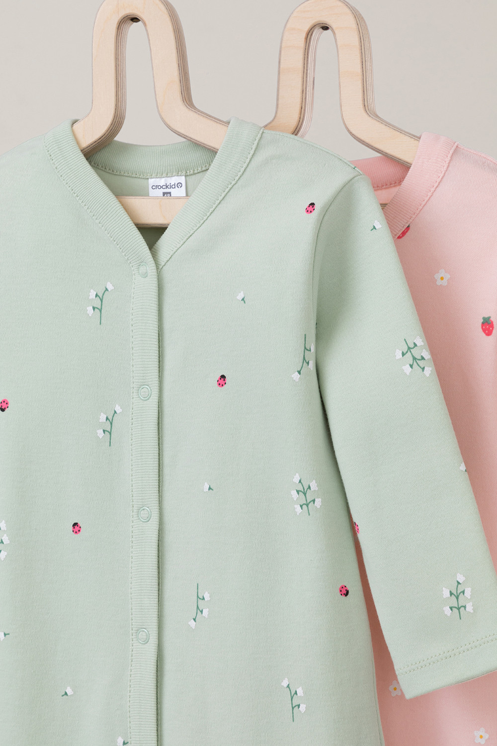 Комбинезон для новорожденных, артикул: К 6025-2уп, цвет: зеленый, фото 4