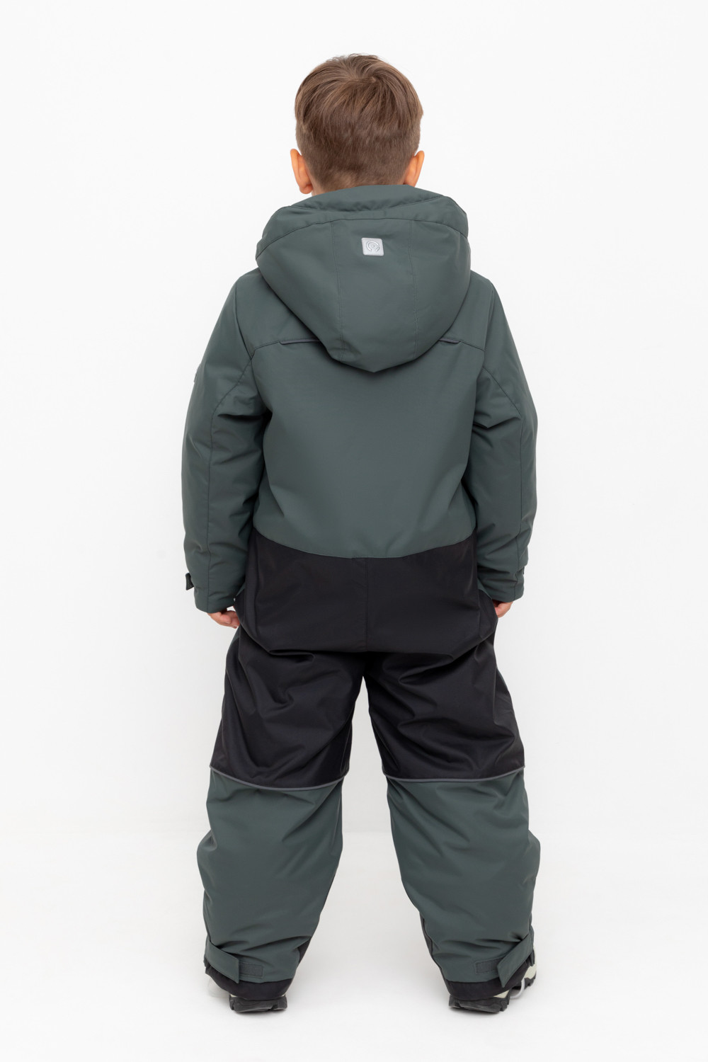 Комбинезоны утепленные для мальчика, артикул: ВК 60101/6 ГР (98-122), цвет: зеленый, фото 4