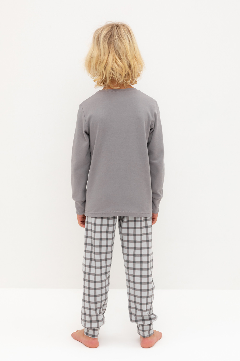 Пижама для мальчика, артикул: К 1541, цвет: серый, фото 4