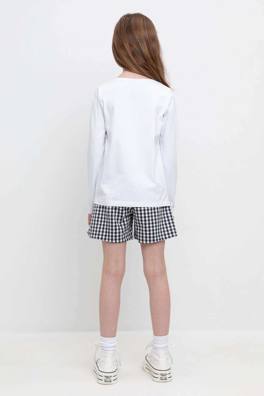 Шорты для девочки, артикул: КР 400732, цвет: серый, фото 4