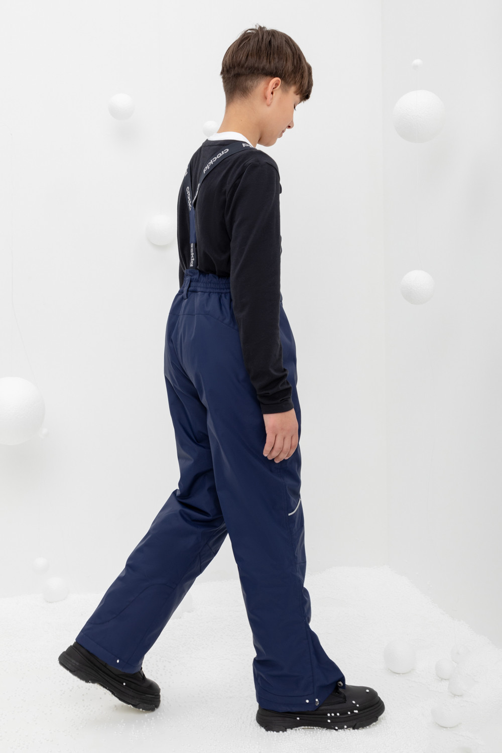 Брюки утепленные, артикул: ВК 40008/23/4 ГР, цвет: синий, фото 4