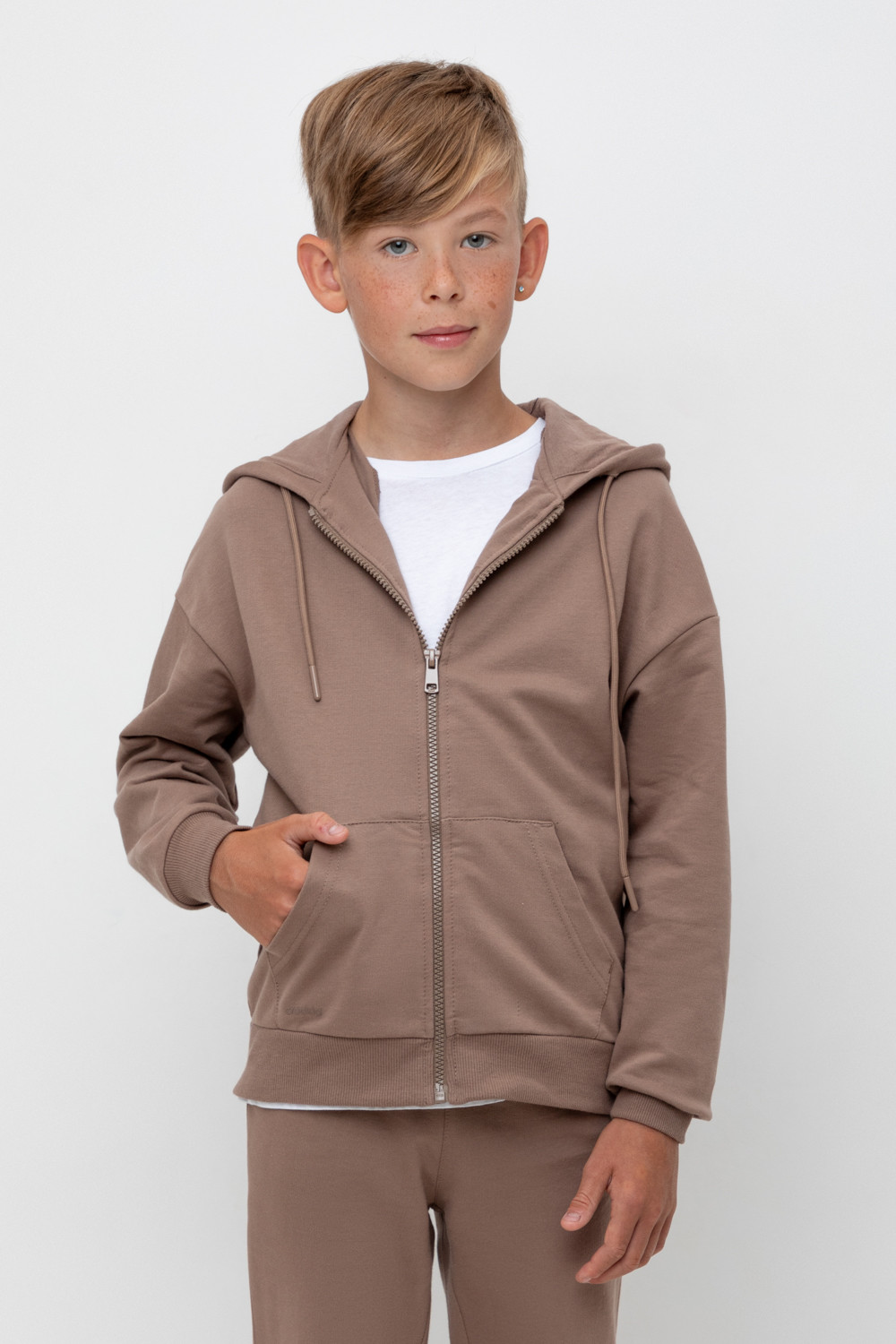 Жакеты, куртки, артикул: К 302139, цвет: коричневый, фото 4