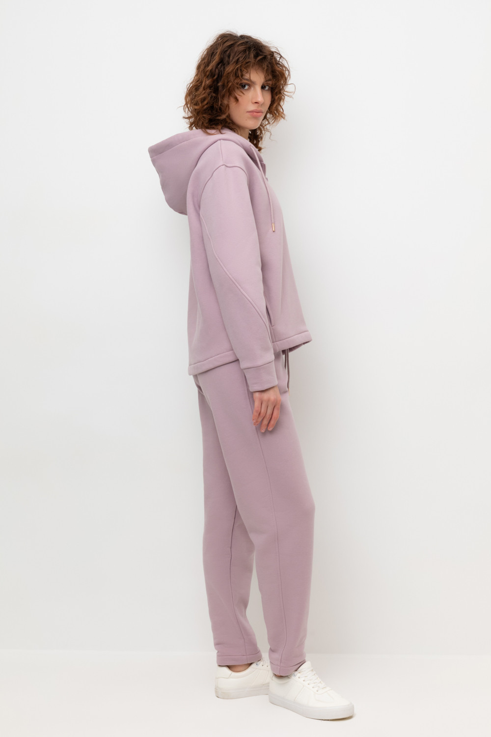 Брюки женские для мам, артикул: ЕВТ 4043/24, цвет: розовый, фото 4