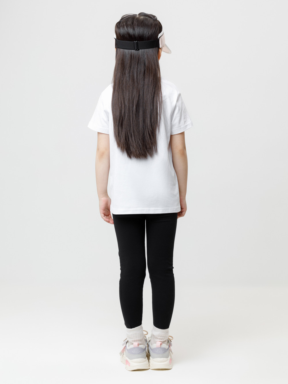 Лосины для девочки, артикул: МП 4074, цвет: черный, фото 4