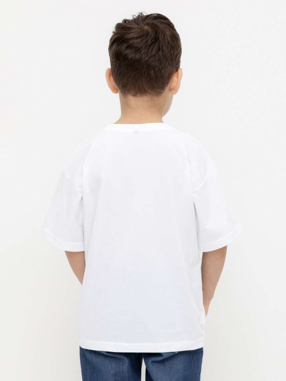 Футболка для мальчика, артикул: КР 302401, цвет: белый, фото 4