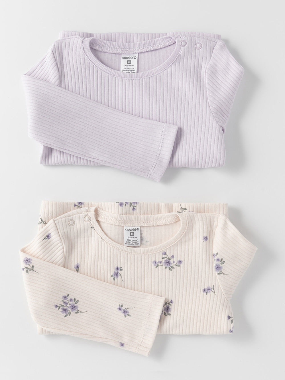 Джемпер для новорожденных, артикул: К 302520-2уп, цвет: фиолетовый, фото 4