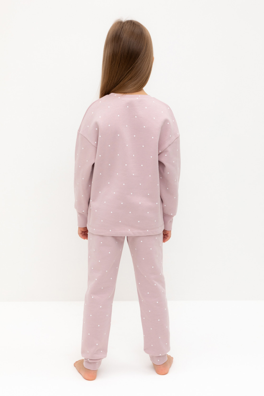 Пижама для девочки, артикул: К 1581, цвет: розовый, фото 4