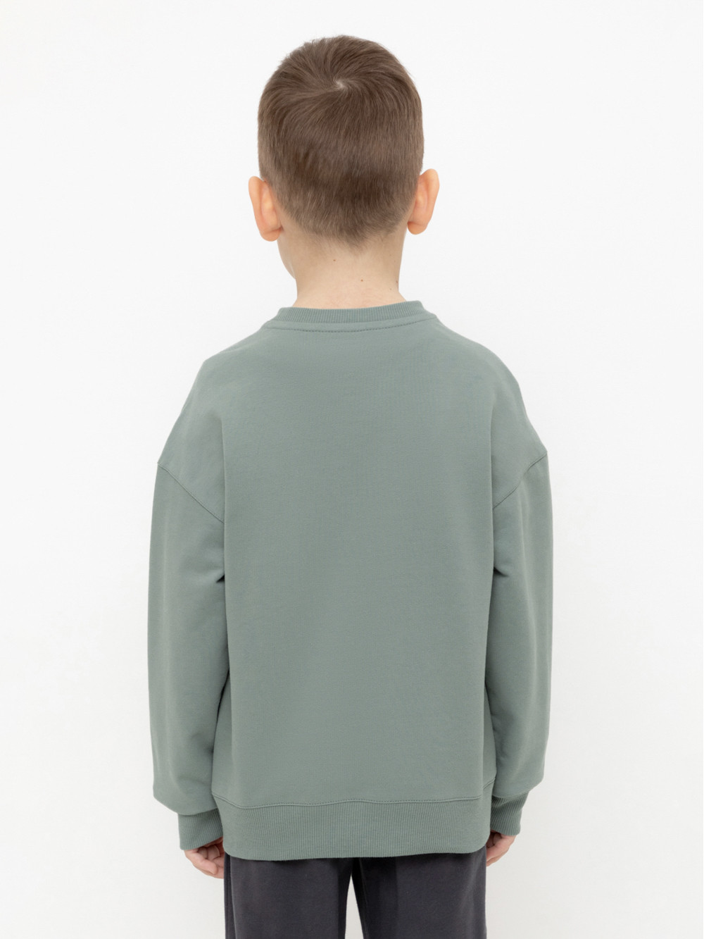 Свитшоты для мальчика, артикул: КР 302392, цвет: зеленый, фото 4