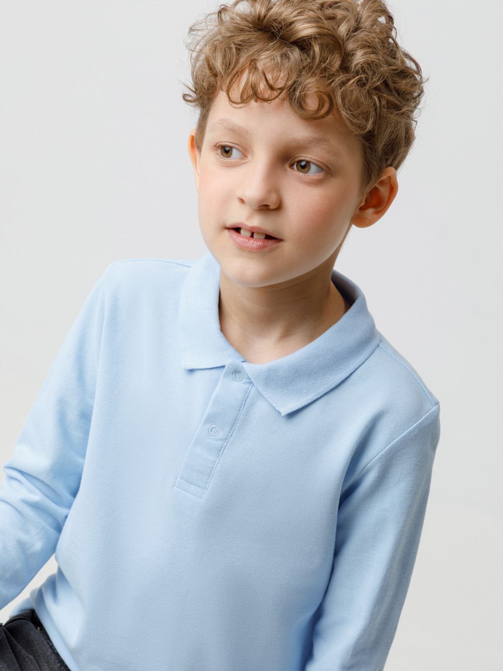 Джемпер для мальчика, артикул: К 302109, цвет: голубой, фото 3