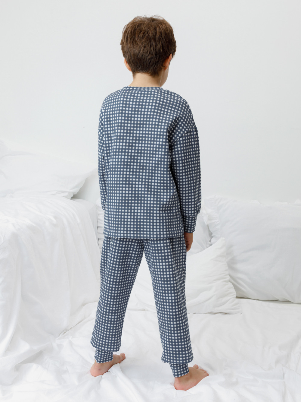 Пижама для мальчика, артикул: К 1581, цвет: светло-серый5, фото 4
