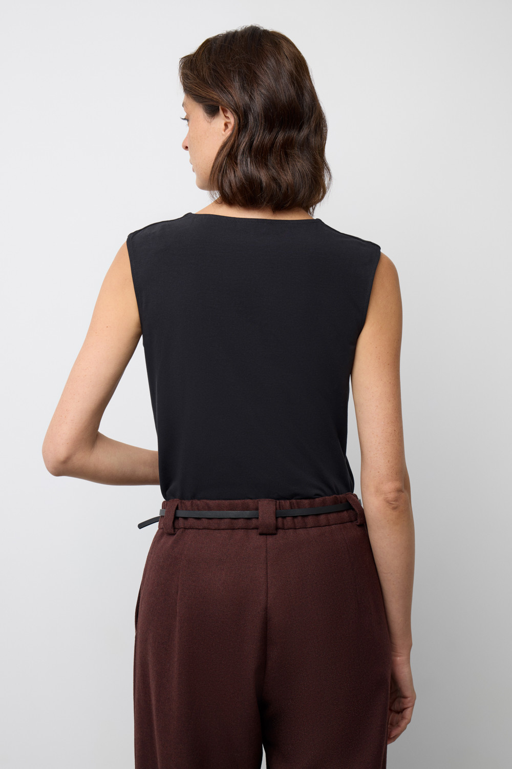 Майки женские для мам, артикул: ЕВТ 3329, цвет: черный, фото 4