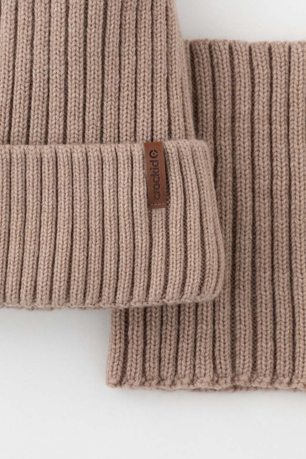 Комплекты вязаные, артикул: КВ 22015/ш, цвет: бежевый, фото 4