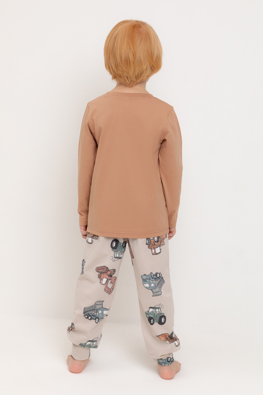 Пижама для мальчика, артикул: К 1606, цвет: коричневый, фото 4