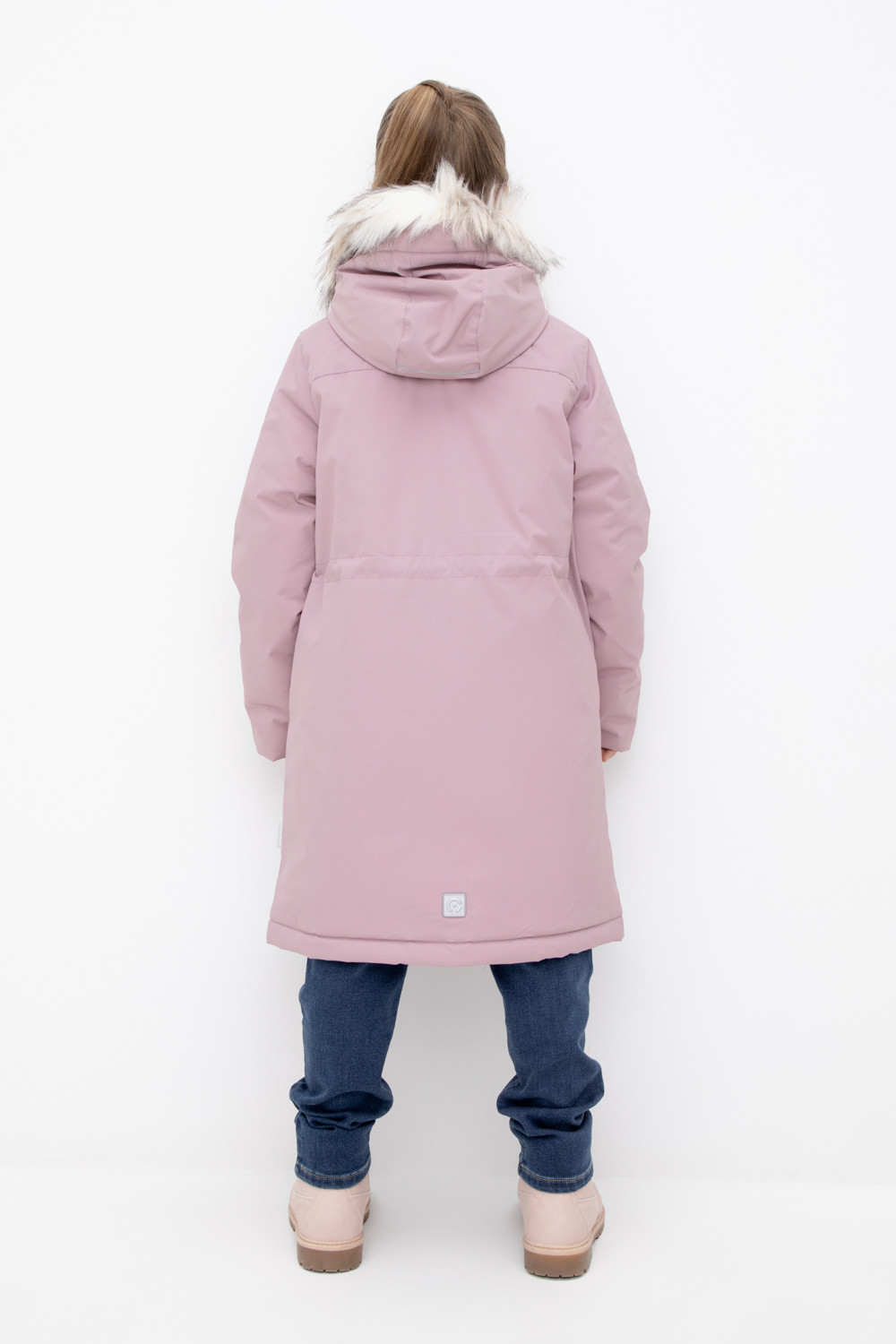 Пальто для девочки, артикул: ВК 38107/3 ГР, цвет: фиолетовый, фото 4