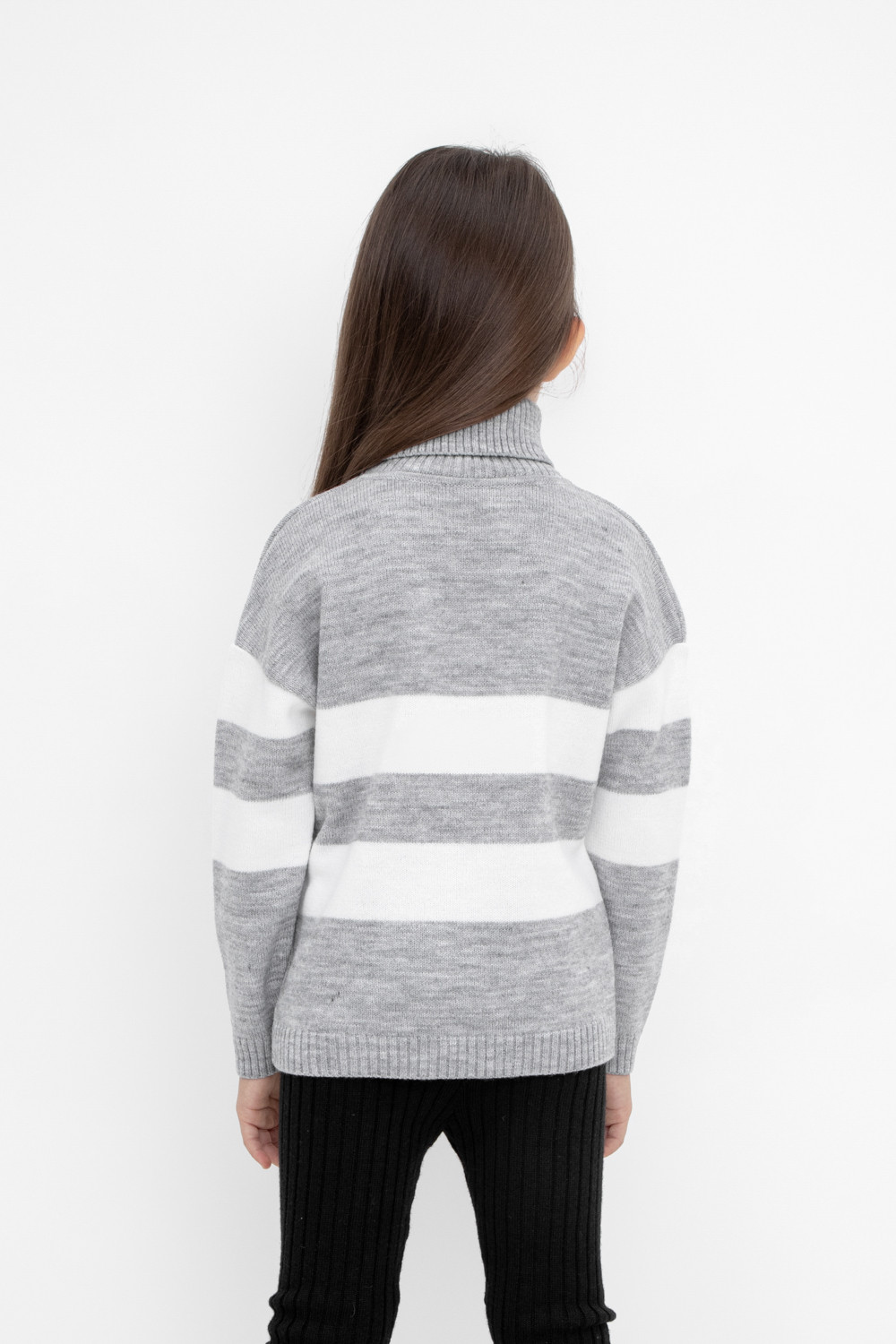 Джемпер для девочки, артикул: КВ 30134/ш, цвет: серый, фото 4